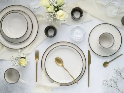 Creatable Geschirrset|Nordic Festive - Kombiservice 30-tlg - Schwarz