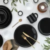 Creatable Geschirrset|Nordic Festive - Kombiservice 16-tlg - Schwarz
