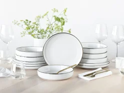 Creatable Geschirrset|Nordic Festive - Tafelservice 12-tlg - Schwarz