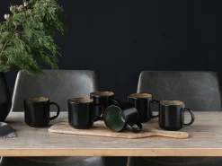 Creatable Becher & Tassen|Geschirrset|Nordic Fjord - Kaffeebecher 6-tlg - beige