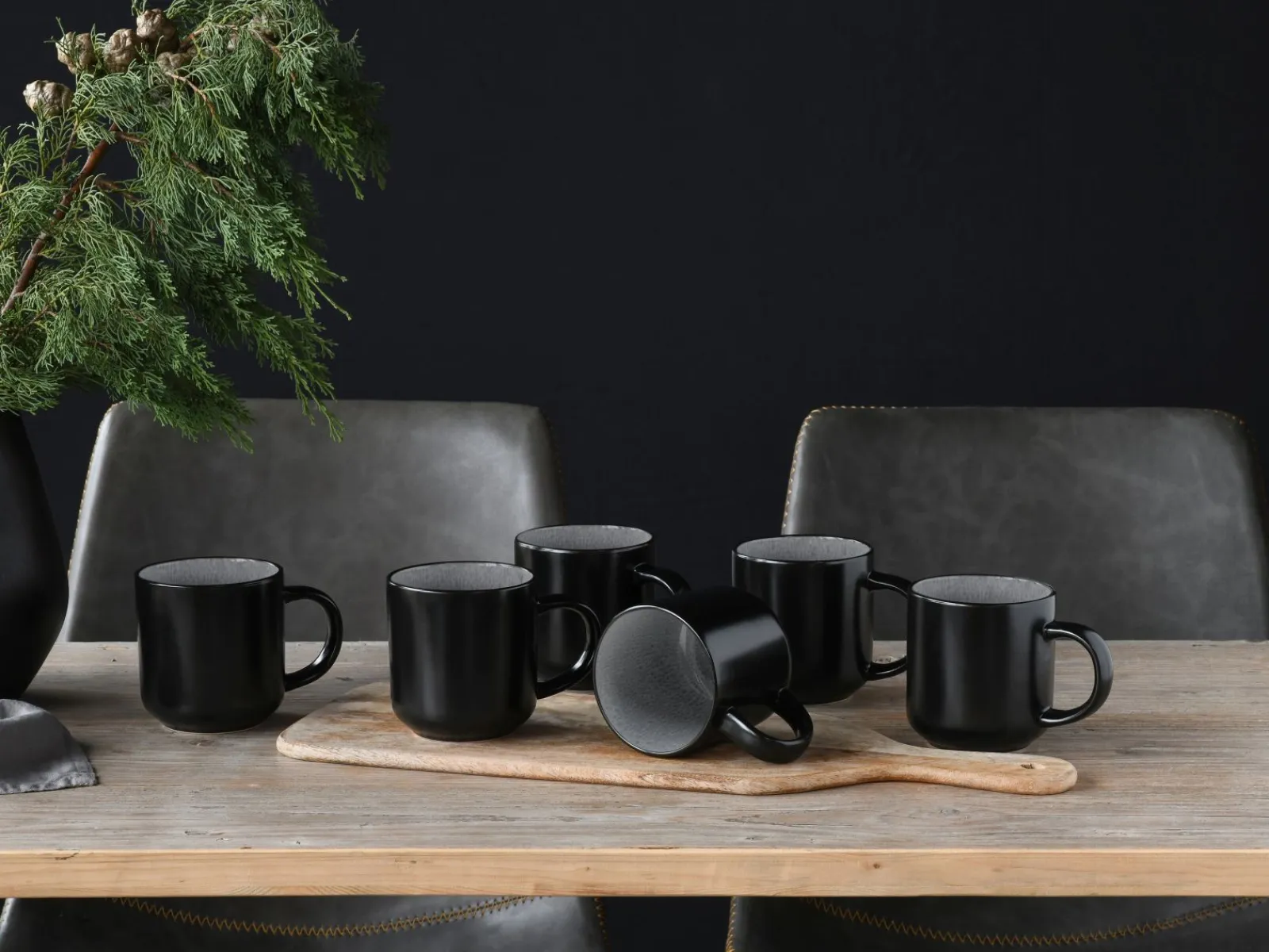 Creatable Becher & Tassen|Geschirrset|Nordic Fjord - Kaffeebecher 6-tlg - beige