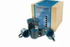 Creatable Becher & Tassen|Geschirrset|Nordic Fjord - Kaffeebecher 6-tlg - beige