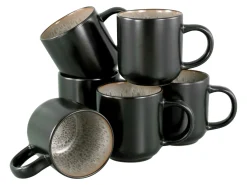 Creatable Becher & Tassen|Geschirrset|Nordic Fjord - Kaffeebecher 6-tlg - beige