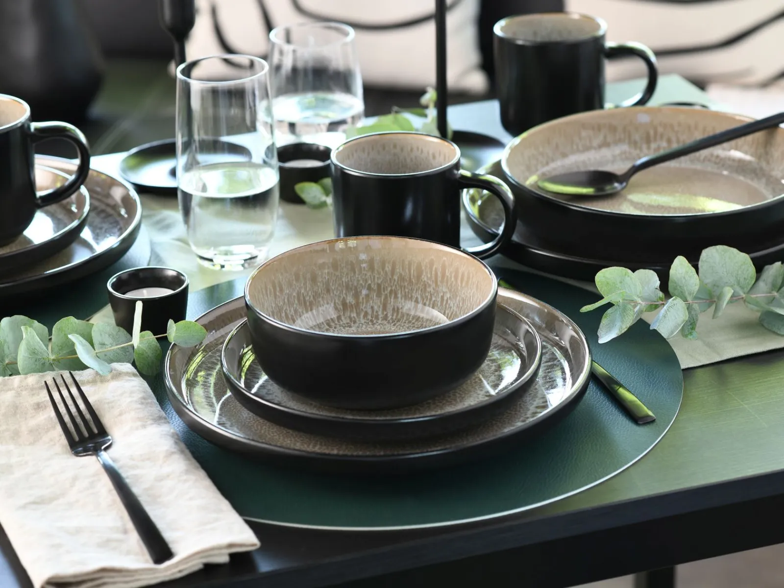 Creatable Geschirrset|Nordic Fjord - Kombiservice 30-tlg - beige