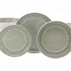 Creatable Geschirrset|Teller|Nordic Fjord - Tellerset 18-tlg - beige