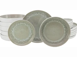 Creatable Geschirrset|Teller|Nordic Fjord - Tellerset 18-tlg - beige
