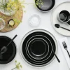 Creatable Geschirrset|Nordic Gourmet - Kombiservice 10-tlg - Schwarz