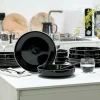 Creatable Geschirrset|Nordic Gourmet - Tafelservice 12-tlg - Schwarz
