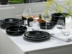 Creatable Geschirrset|Teller|Nordic Gourmet - Tellerset 18-tlg - Schwarz