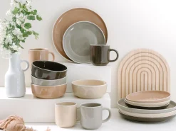 Creatable Geschirrset|Nordic - Kombiservice 16-tlg - Cool Black Grey