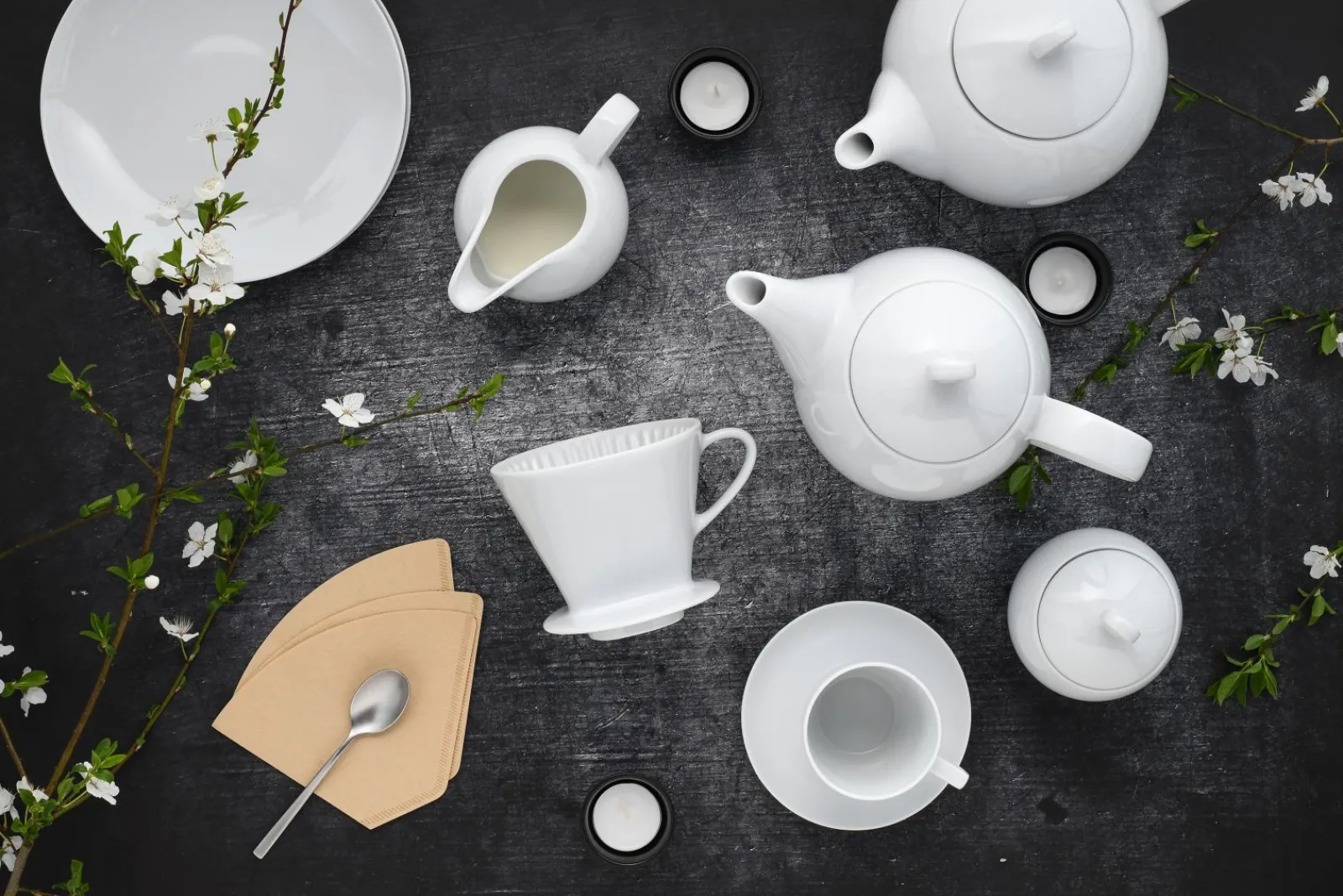 Creatable Sonstiges|Nostalgie - Kaffeefilter - Weiss