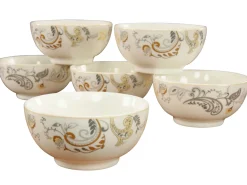 Creatable Bowls & Schüsseln|Geschirrset|Palacio - Müslischalen 6-tlg - Creme