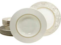 Creatable Geschirrset|Palacio - Tafelservice 12-tlg - Creme
