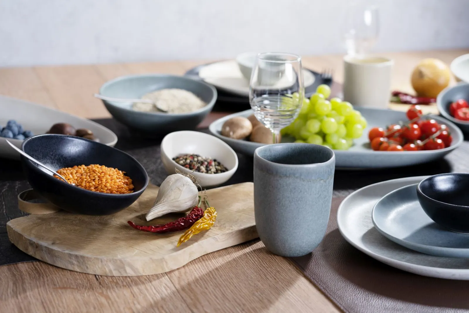 Creatable Teller|Pietra - Dessertteller 4-tlg - bunt
