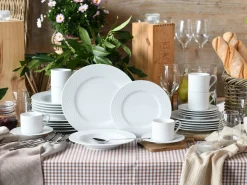 Creatable Geschirrset|Polo - Kombiservice 30-tlg - Weiss