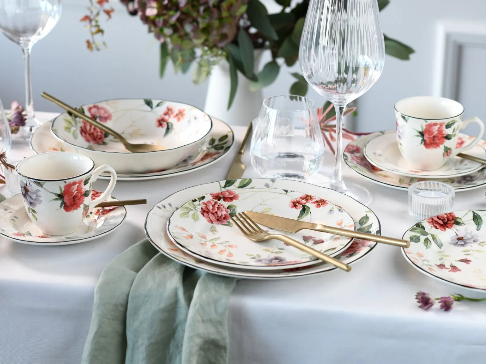 Creatable Geschirrset|Priscilla - Kombiservice 30-tlg - Bunt
