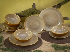 Creatable Geschirrset|Reactive Nostalgic - Tellerset 12-tlg - Blau