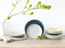 Creatable Geschirrset|Teller|Reactive - Tellerset 12-tlg - Aqua