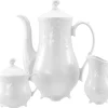 Creatable Geschirrset|Rokoko - Kaffeegarnitur 3-tlg - Weiss