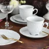 Creatable Geschirrset|Rokoko - Kaffeeservice 18-tlg - Weiss
