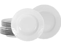 Creatable Geschirrset|Rokoko - Tafelservice 12-tlg (mo) - Weiss