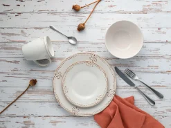 Creatable Geschirrset|Romantic Vintage - Kombiservice 16-tlg - creme