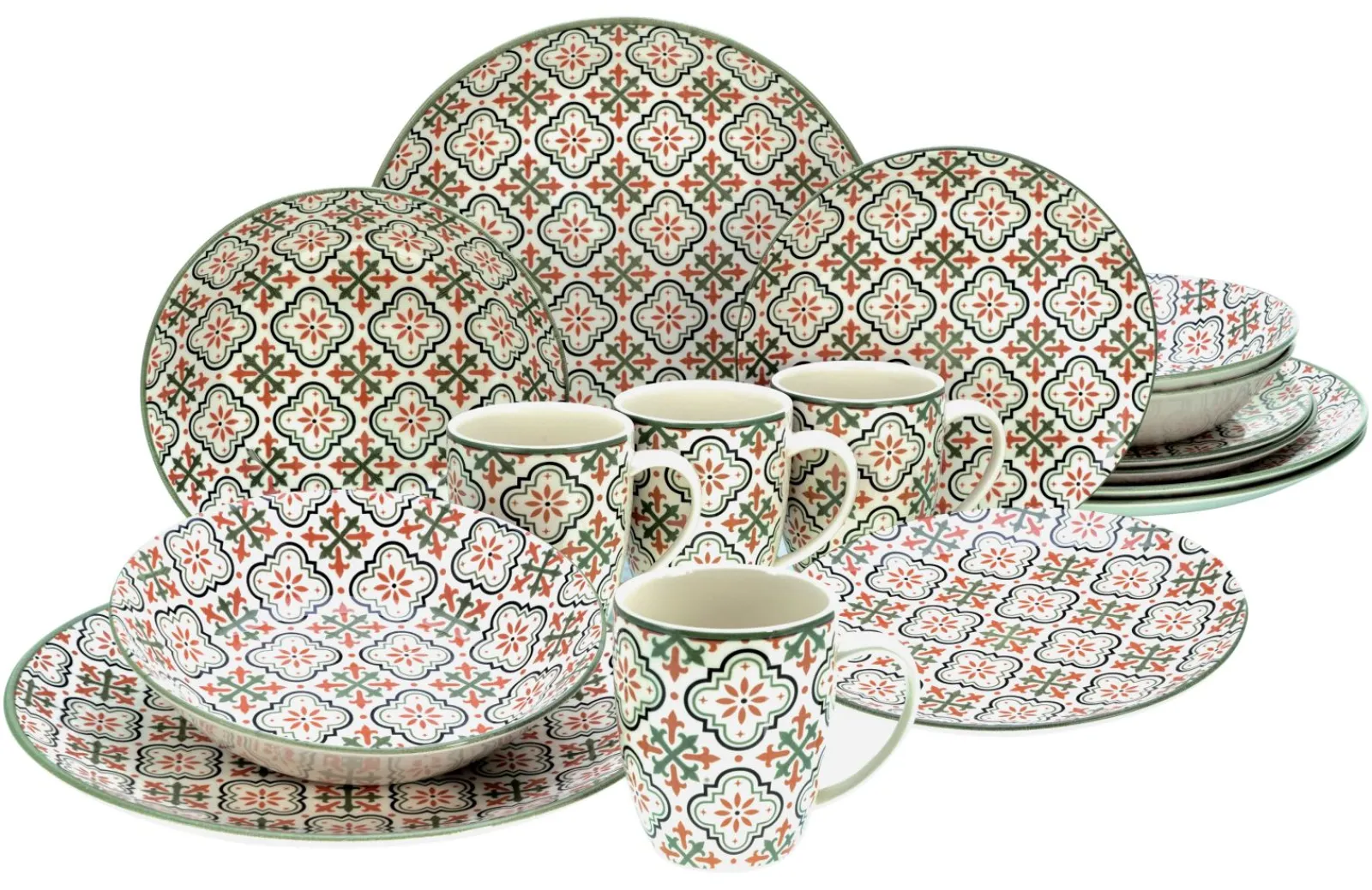 Creatable Geschirrset|Rumi - Kombiservice 16-tlg - bunt