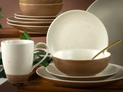 Creatable Geschirrset|Sand Dunes - Kombiservice 16-tlg - creme