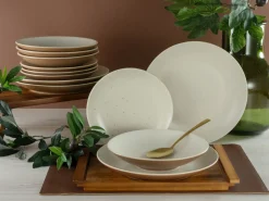 Creatable Geschirrset|Teller|Sand Dunes - Tellerset 12-tlg - creme