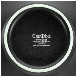 Creatable Pizza & Pasta|Geschirrset|Schiefer - Pastateller 4-tlg - Schwarz