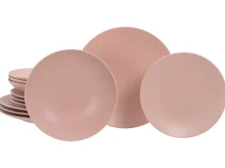 Creatable Geschirrset|Teller|Soft Touch - Tellerset 12-tlg, Soft Touch - Tafelservice 12-tlg - Schwarz
