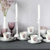 Creatable Geschirrset|Square - Kaffeeservice 18-tlg - Orchidee