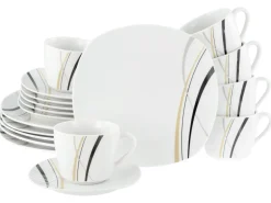 Creatable Geschirrset|Square - Kaffeeservice 18-tlg - Orchidee