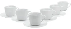Creatable Becher & Tassen|Square - Kaffeetasssen 12-tlg - Weiss