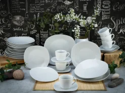 Creatable Geschirrset|Square - Kombiservice 30-tlg - Weiss
