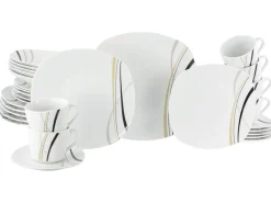 Creatable Geschirrset|Square - Kombiservice 30-tlg - Weiss