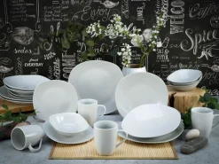 Creatable Geschirrset|Square - Kombiservice 20-tlg - Weiss
