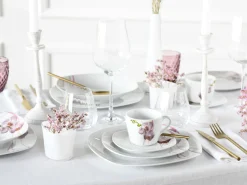 Creatable Geschirrset|Square - Kombiservice 62-tlg - Weiss