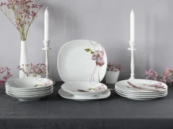 Creatable Geschirrset|Square - Tafelservice 12-tlg - Orchidee