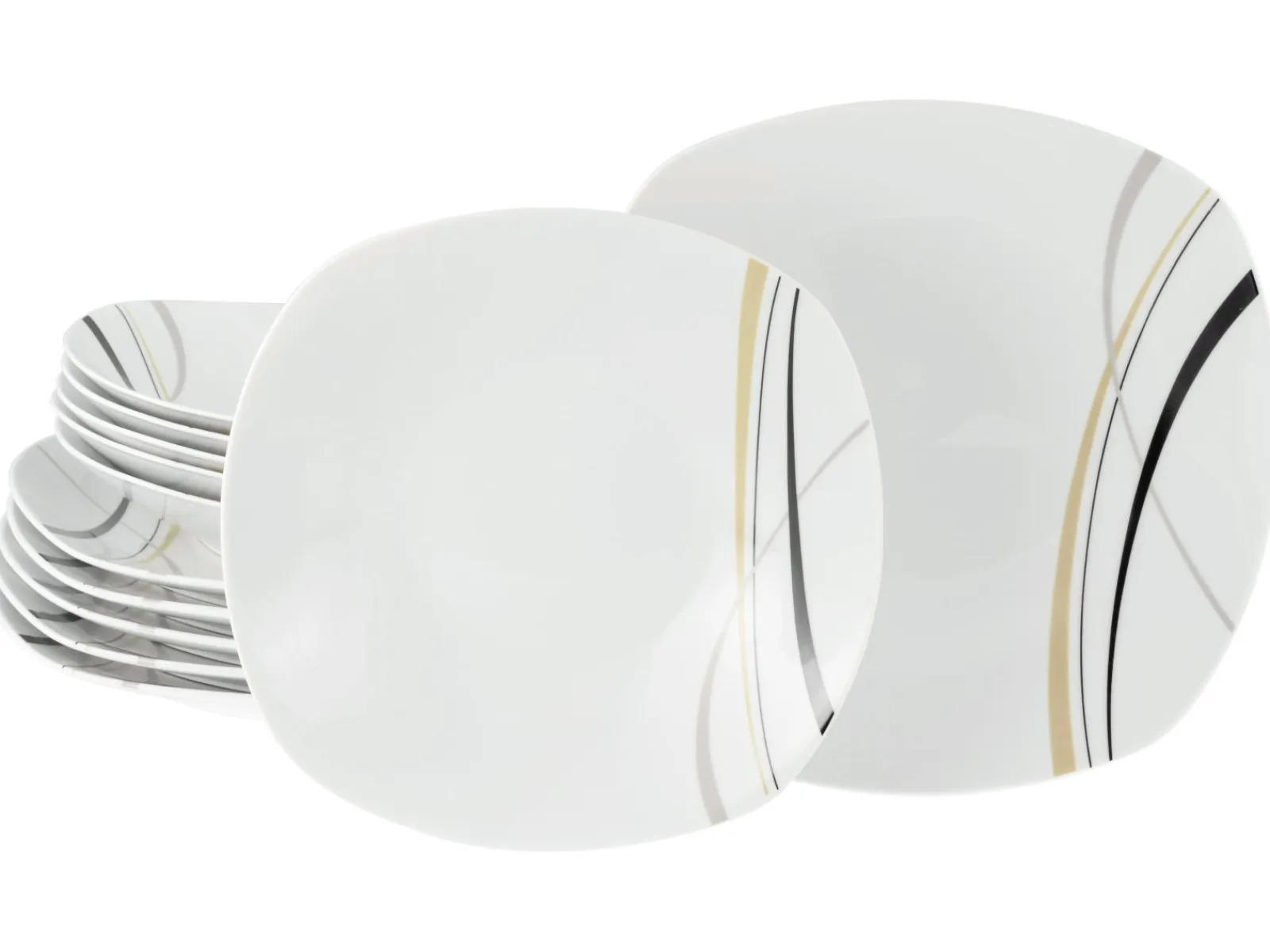Creatable Geschirrset|Square - Tafelservice 12-tlg - Orchidee