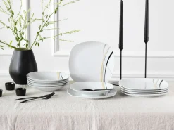 Creatable Geschirrset|Square - Tafelservice 12-tlg - Orchidee