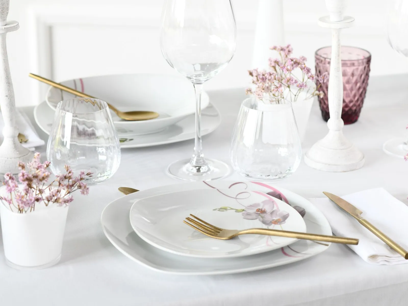 Creatable Geschirrset|Teller|Square - Tafelservice 18-tlg, Square - Tellerset 18-tlg - Weiss