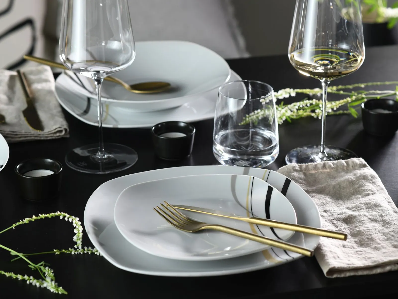 Creatable Geschirrset|Teller|Square - Tafelservice 18-tlg, Square - Tellerset 18-tlg - Weiss