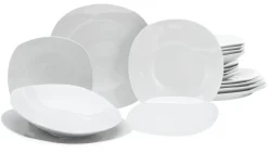 Creatable Geschirrset|Teller|Square - Tafelservice 18-tlg, Square - Tellerset 18-tlg - Weiss