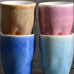 Creatable Becher & Tassen|Squeezy - Kaffeebecher 4-tlg - Natural
