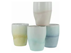 Creatable Becher & Tassen|Squeezy - Kaffeebecher 4-tlg - Natural