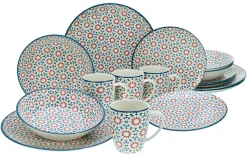 Creatable Geschirrset|Stella - Kombiservice 16-tlg - bunt