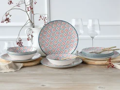 Creatable Geschirrset|Teller|Stella - Tellerset 12-tlg - bunt