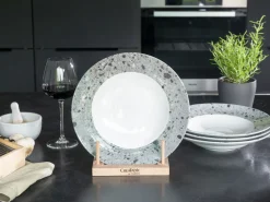 Creatable Geschirrset|Teller|Stone Collection - Pastateller 4-tlg - Bunt