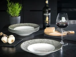 Creatable Geschirrset|Teller|Stone Collection - Pastateller 4-tlg - Bunt
